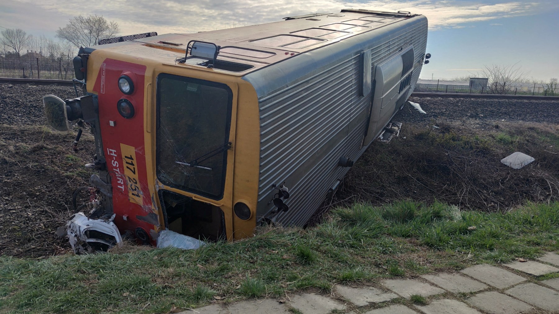 image Several killed as truck crashes into train in Hungary