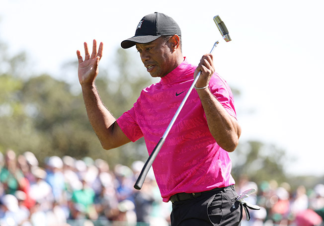 image Remarkable Woods in Masters hunt after opening round