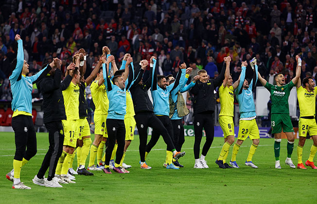 image Villarreal stun Bayern with late equaliser to reach semis