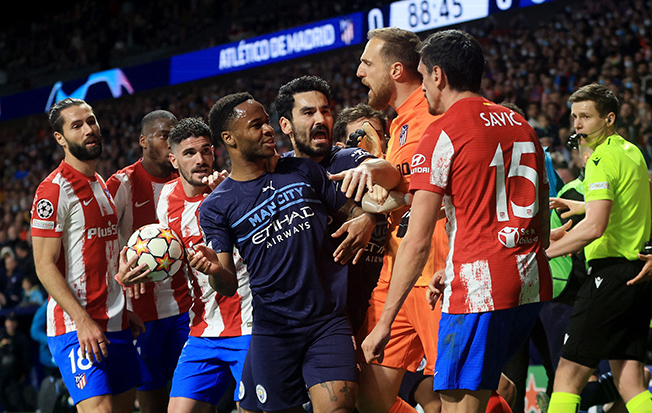 image Atletico could face UEFA action after ugly scenes in City game