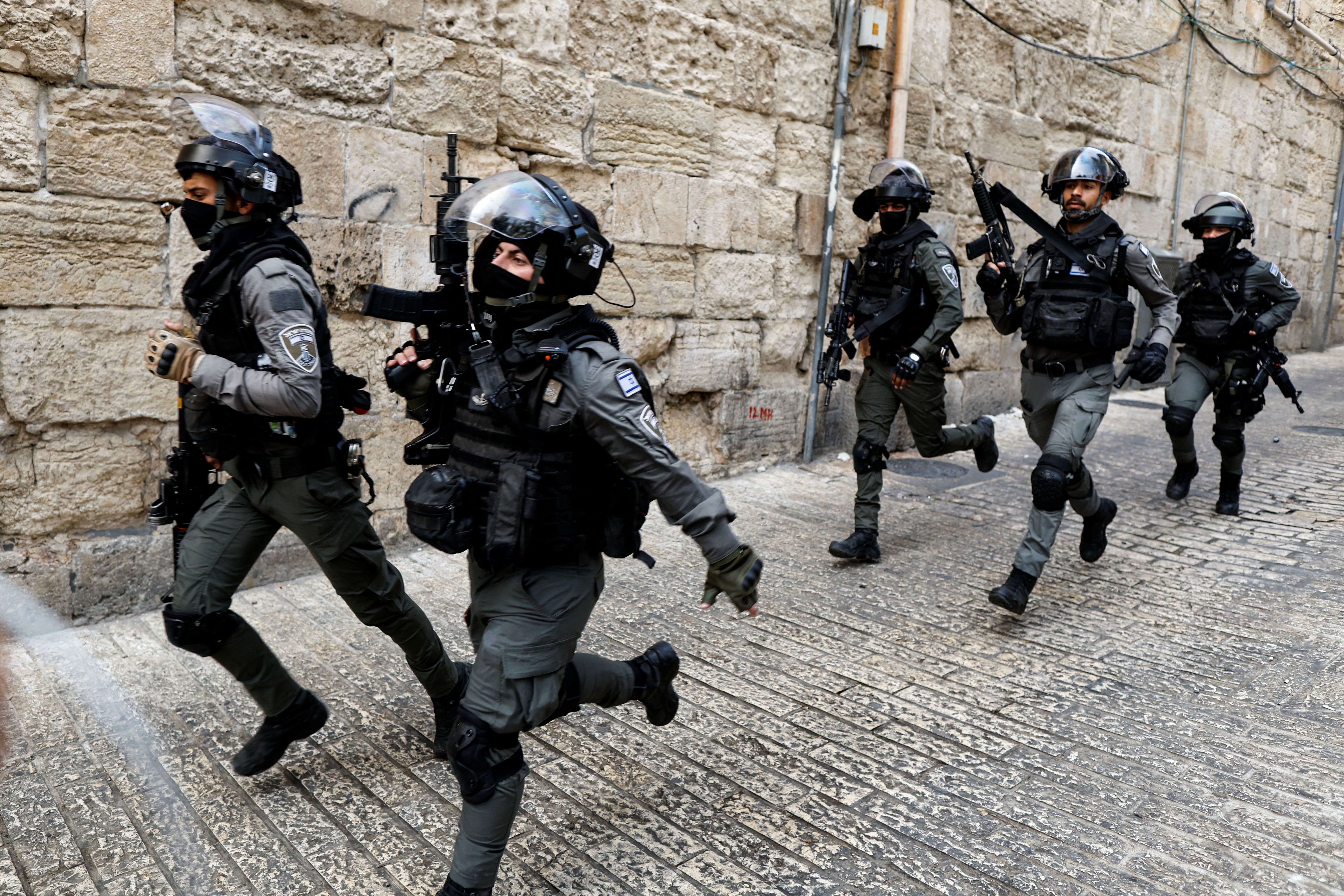 image Israel downs Gaza rocket, admonishes Jordan as Jerusalem tensions simmer