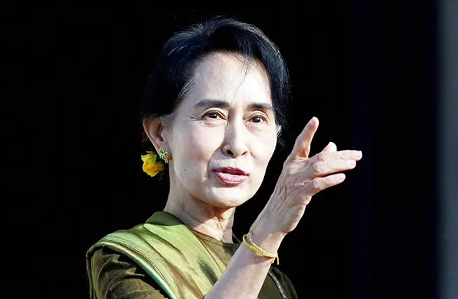cover Myanmar authorities release rare images of Aung San Suu Kyi