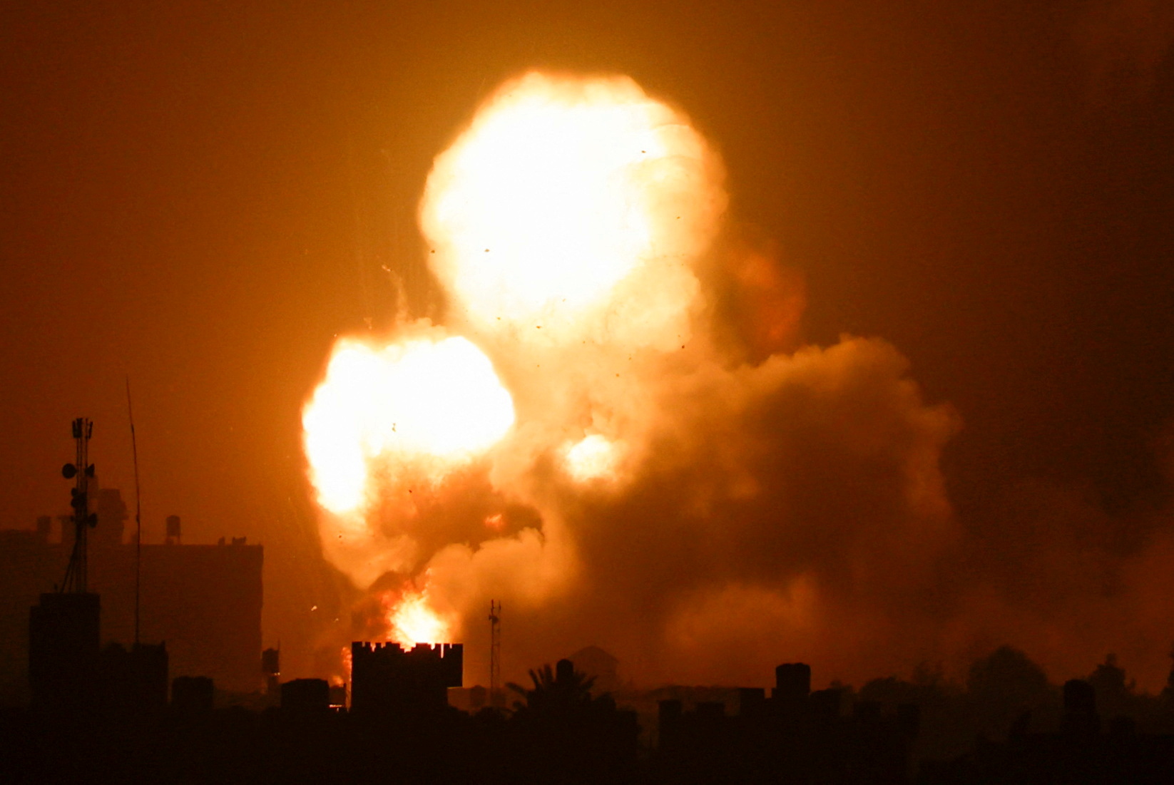 image Israel downs Gaza rocket, admonishes Jordan as Jerusalem tensions simmer