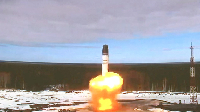 image Russia tests nuclear-capable missile that Putin calls world&#8217;s best
