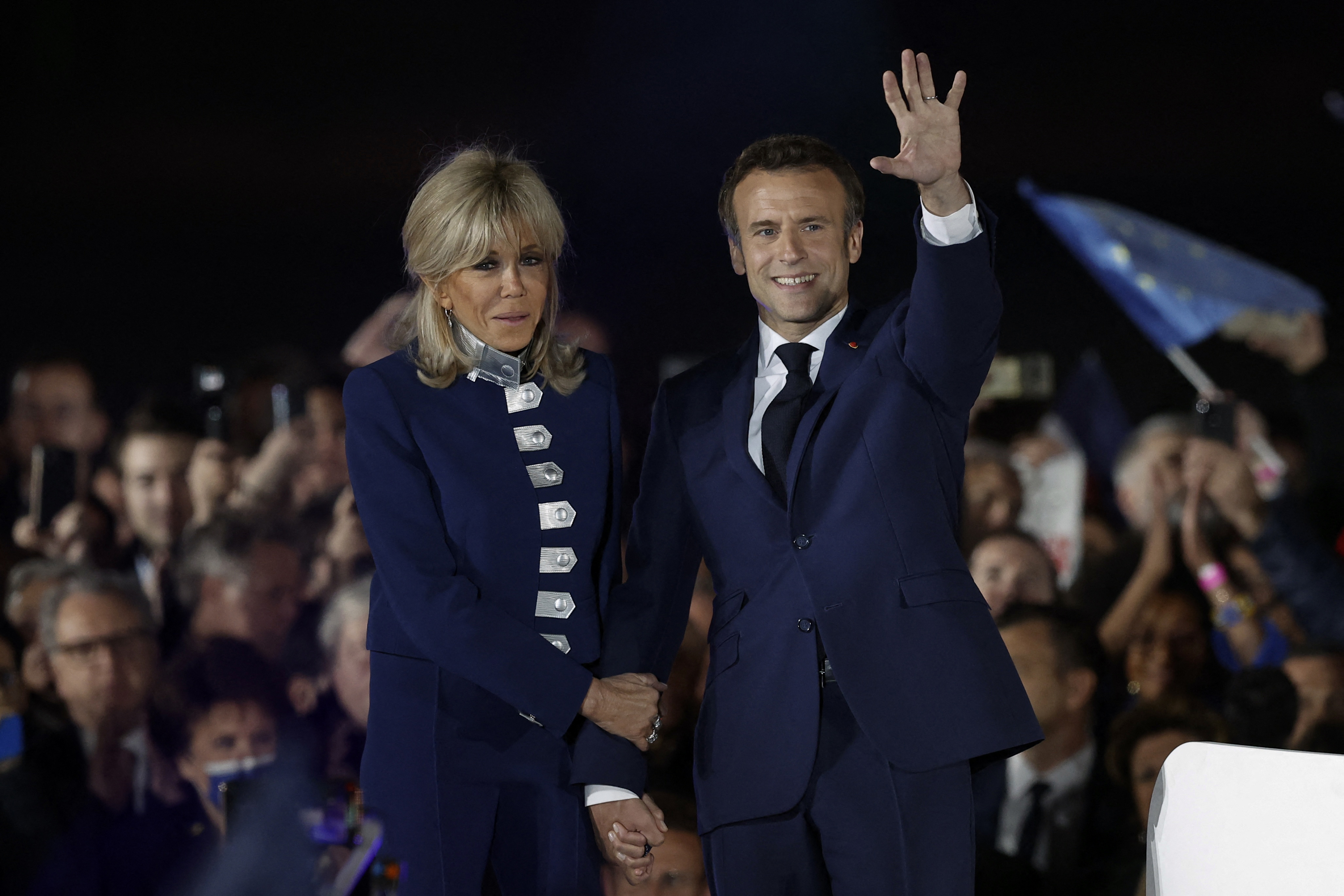 image France&#8217;s Macron defeats far-right, says second mandate to be different