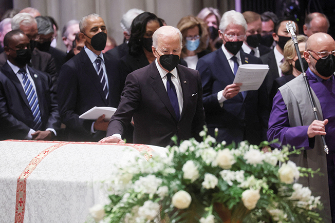 image Biden praises &#8216;force of nature&#8217; Madeleine Albright at funeral