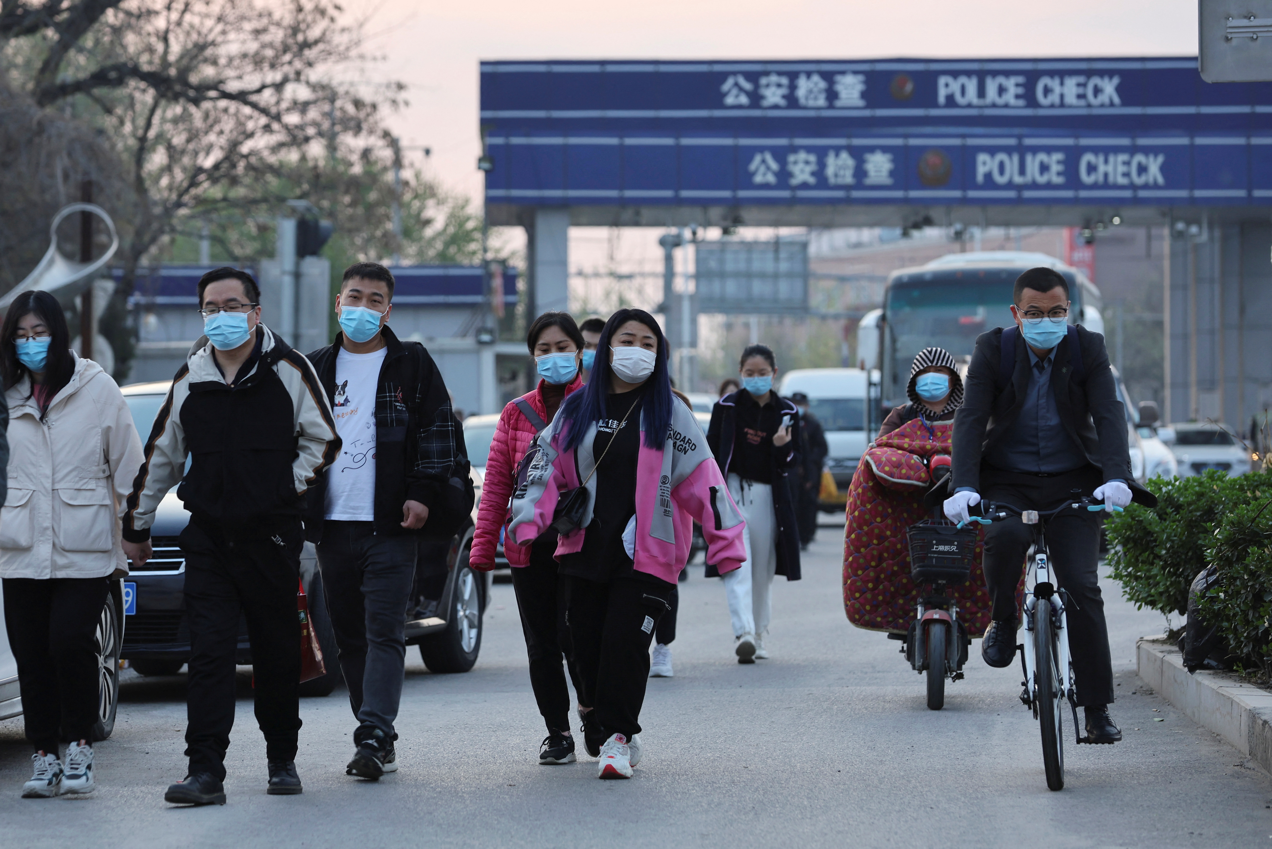 image &#8216;Entry only. No exit:&#8217; Beijing sees more Covid closures as anger grows in Shanghai