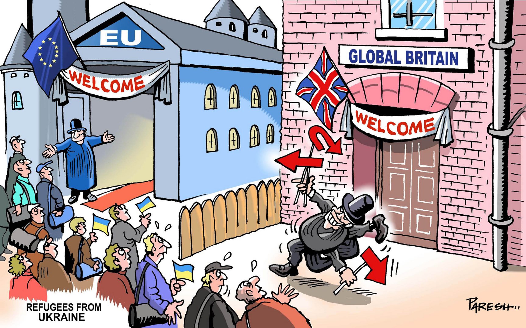 eu and uk on refugees