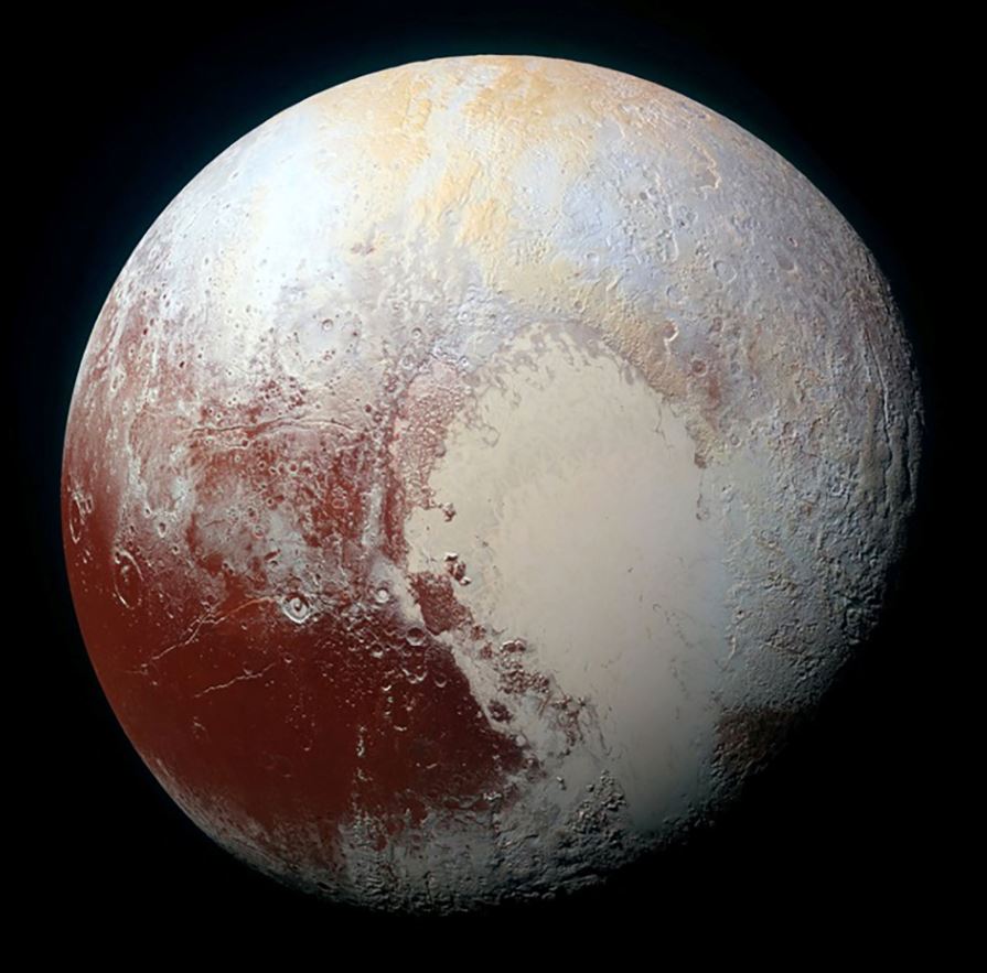 image Towering ice volcanoes identified on surprisingly vibrant Pluto