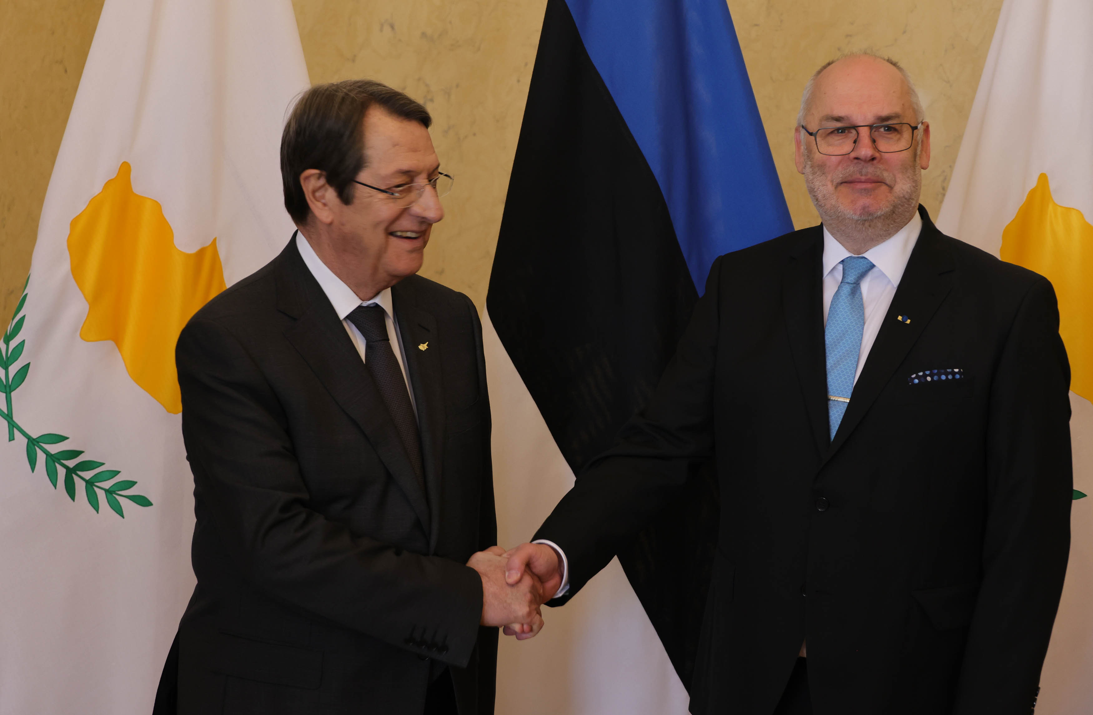 image Anastasiades meets President of Estonia