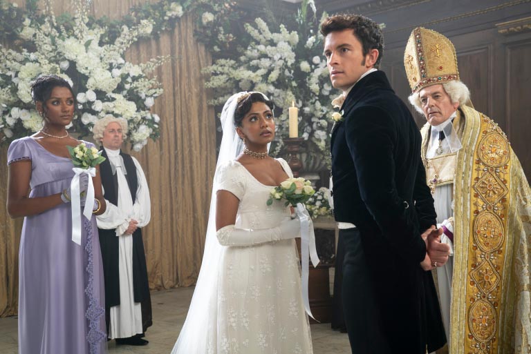 image A whole new set of horny lords and ladies: how Bridgerton brought romance book serialisation to television