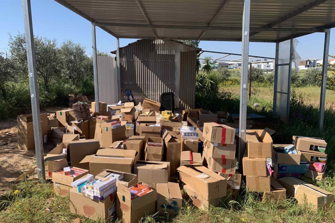 image Large stash of tobacco with unpaid duty found