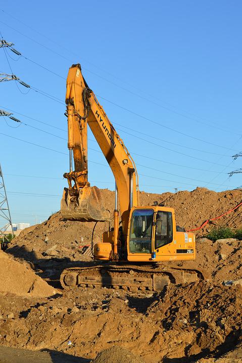 image Man in serious condition after being hit by excavator bucket