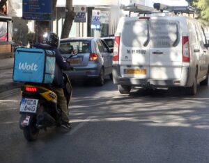 feature jon for the time being, mopeds remain the most common form of delivery