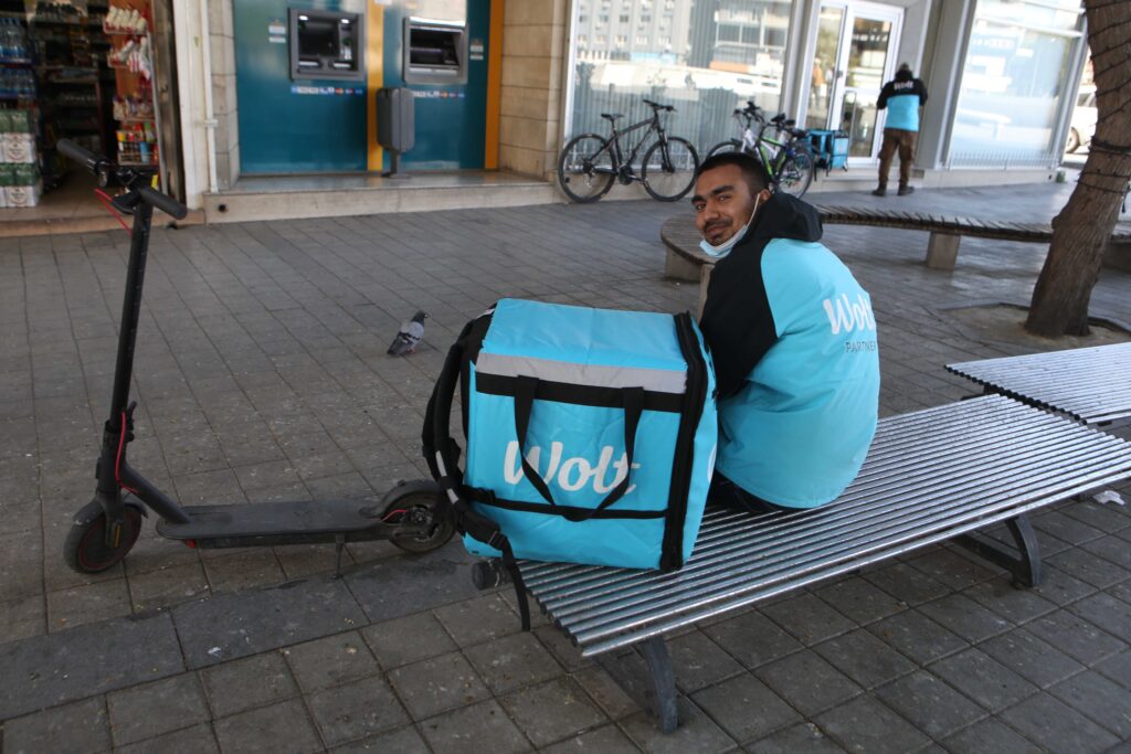 feature jon some are even trying out scooter deliveries (christos theodorides)