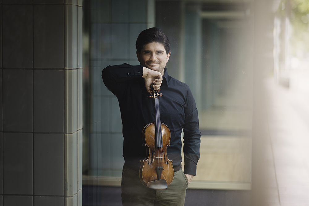image Two violins and a piano in upcoming concert