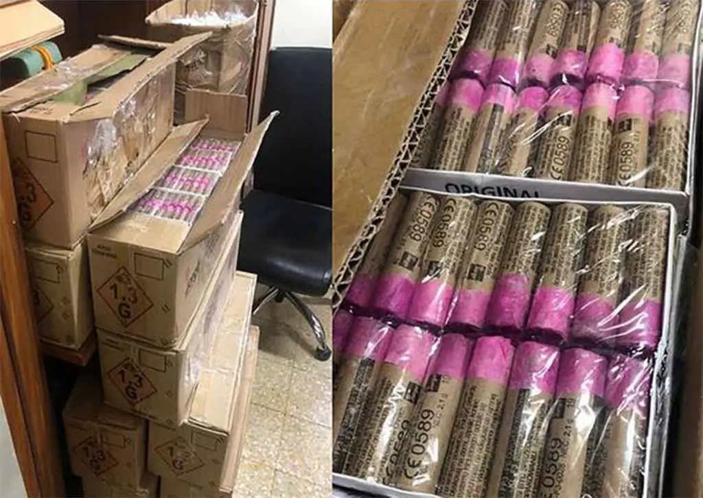 image Second person arrested for firecrackers and pistol