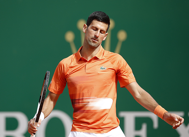 image Djokovic says he ran out of gas in Monte Carlo defeat