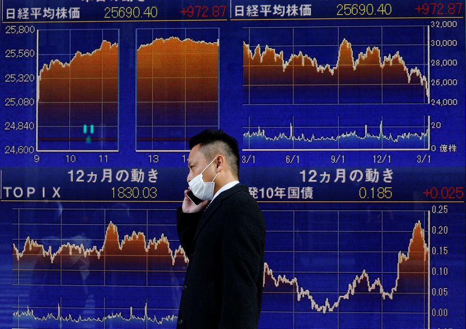 image European stocks down, yen hits 20-year low as US hikes loom