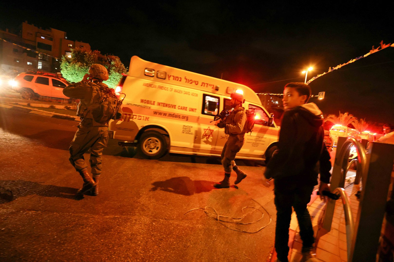 image Three people killed in attack in central Israel