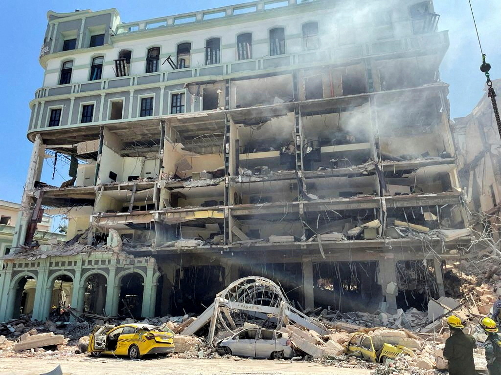 image Gas leak blamed for blast at iconic Havana hotel that killed 22 (Update)