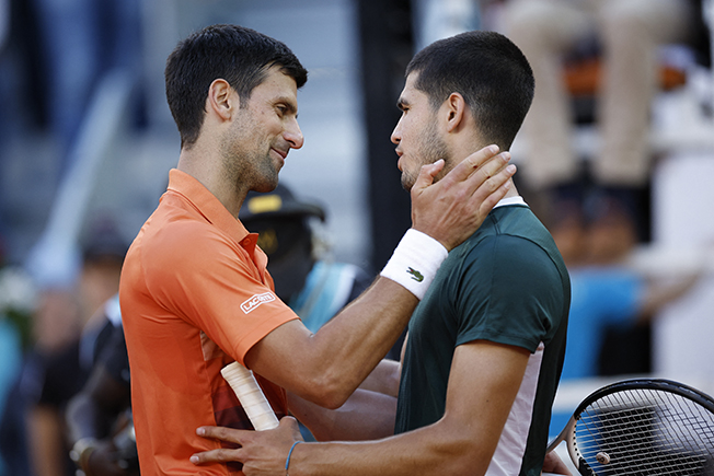 image Djokovic says &#8216;special&#8217; Alcaraz is a firm favourite for French Open