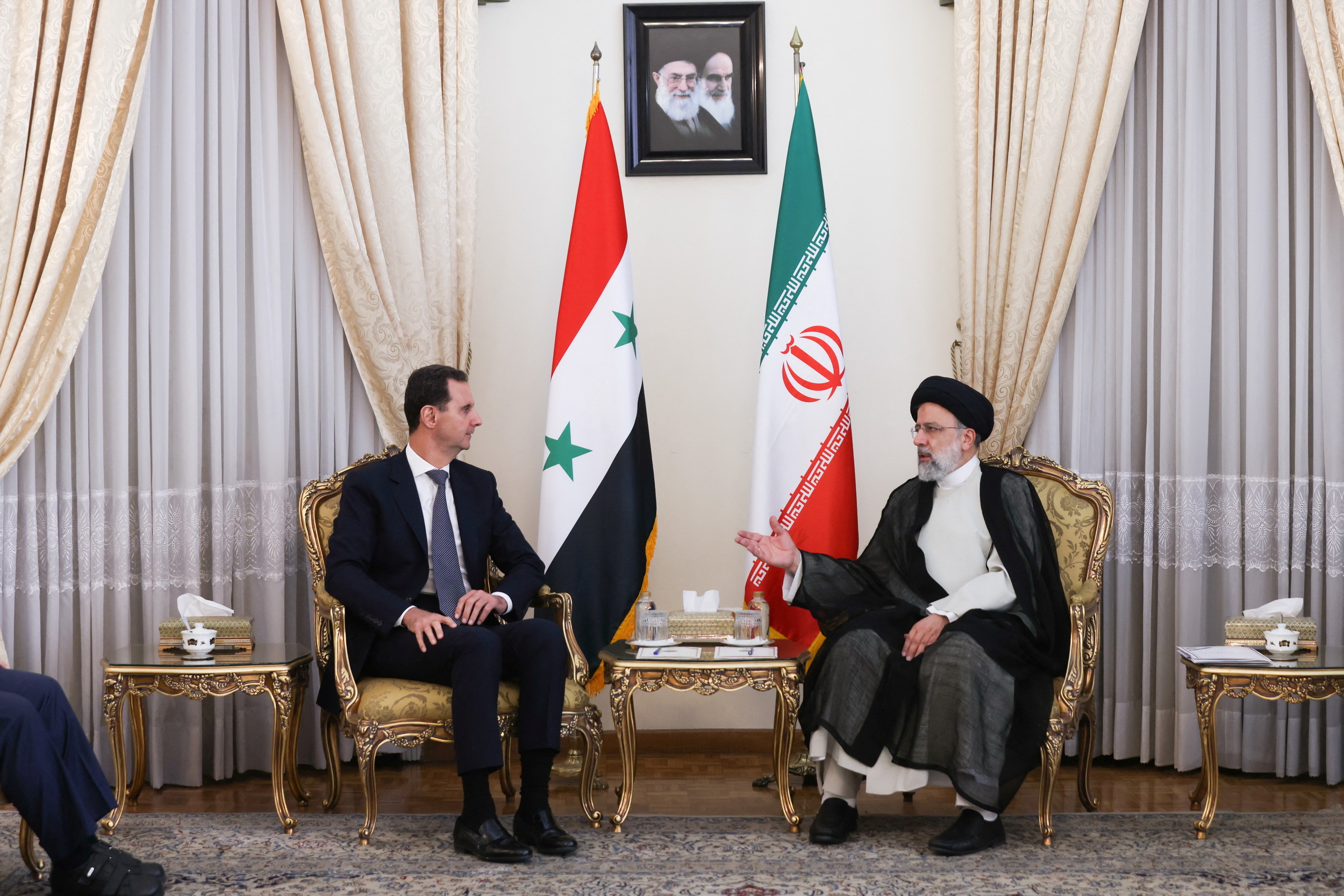 image Syrian president meets Iranian leader in Tehran &#8211; Iranian state media