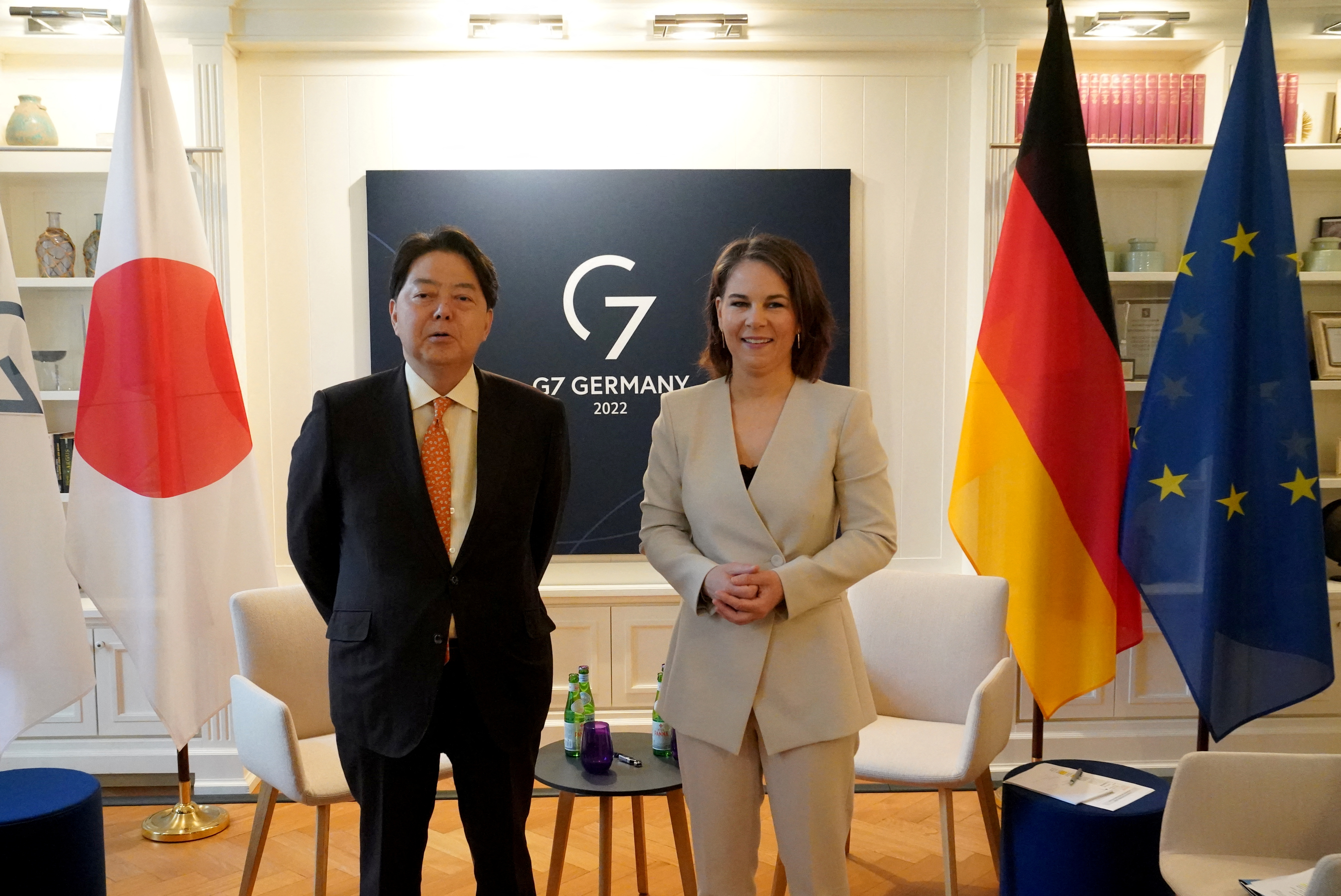 image Germany promises G7 show of unity against Russia as ministers meet