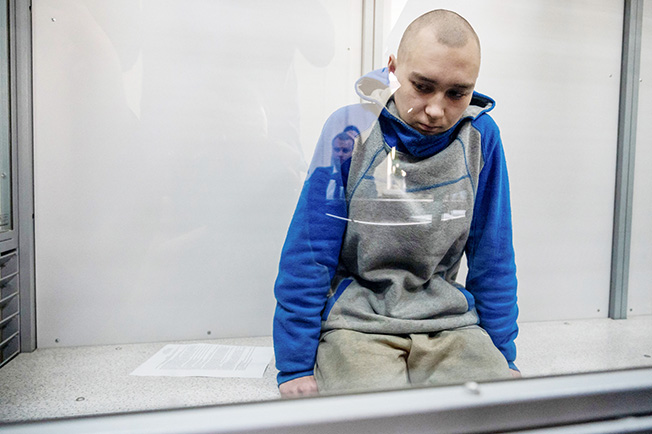 image Ukraine begins first war crimes trial of Russian soldier