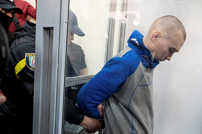 image Russian soldier pleads guilty in war crimes trial in Ukraine