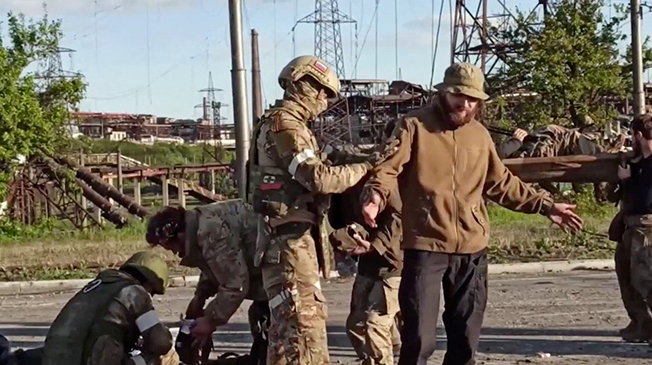image Azovstal siege ends as hundreds of Ukrainian fighters surrender &#8211; Reuters witness