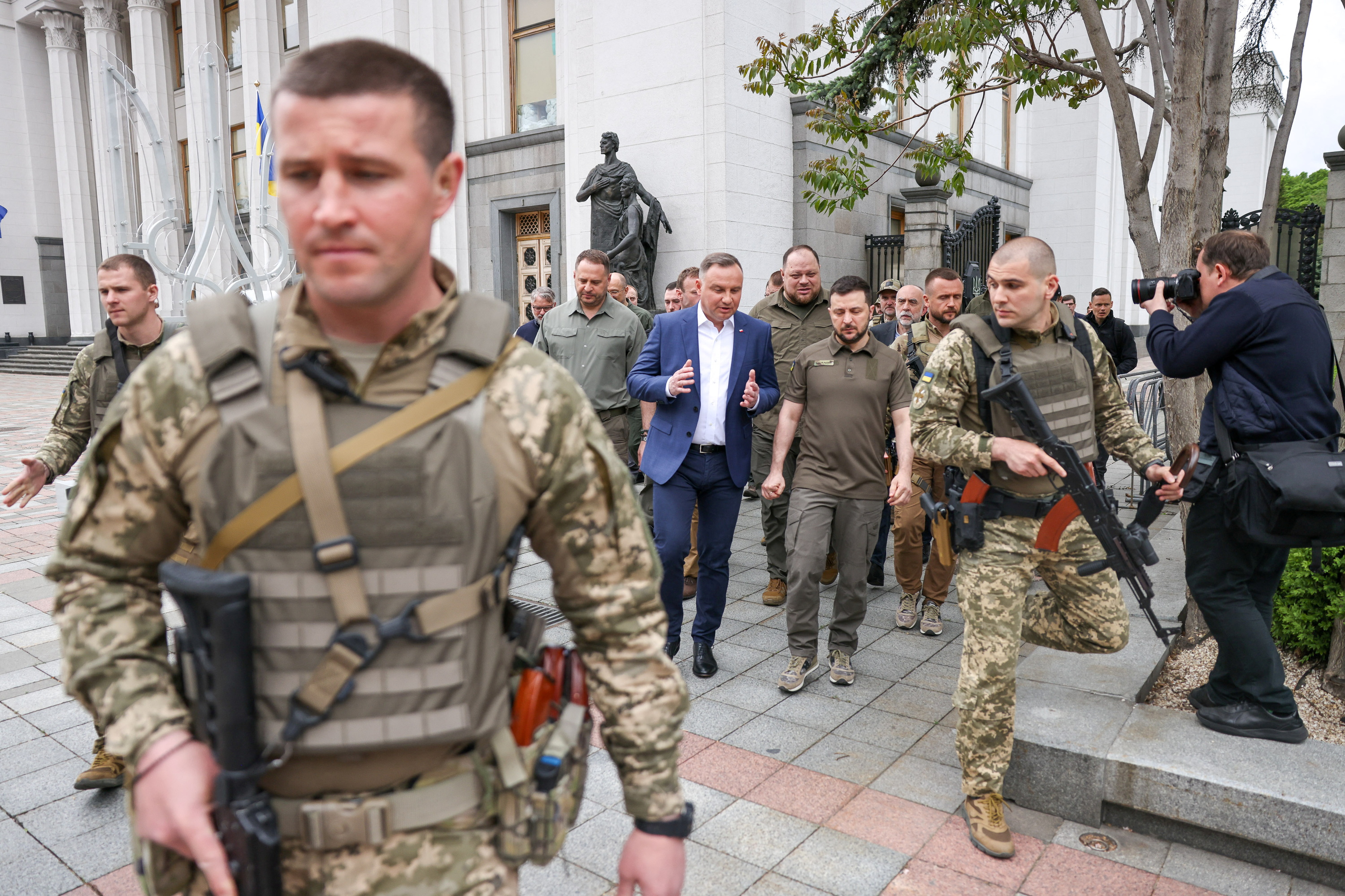 image Ukraine must decide its own future, says Poland&#8217;s president