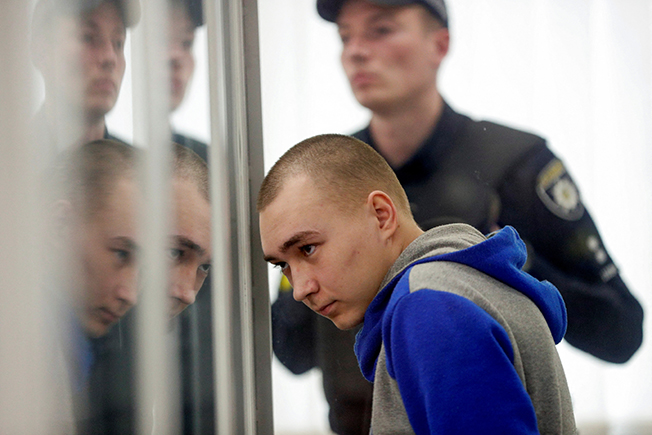 image Ukraine court jails Russian soldier for life in war crimes trial