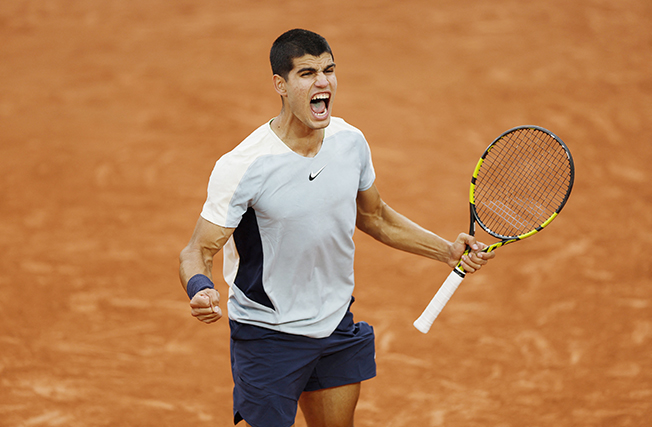 image Alcaraz and Zverev survive match points in French Open thrillers