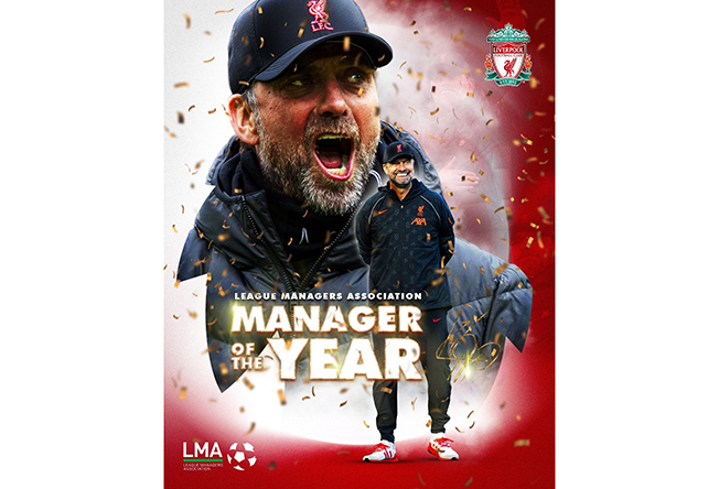 image Liverpool&#8217;s Klopp named LMA, Premier League Manager of the Year