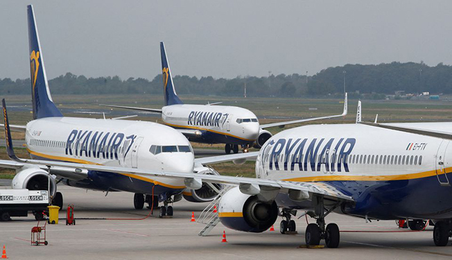 image Ryanair cancels 420 flights due to French air traffic control strike