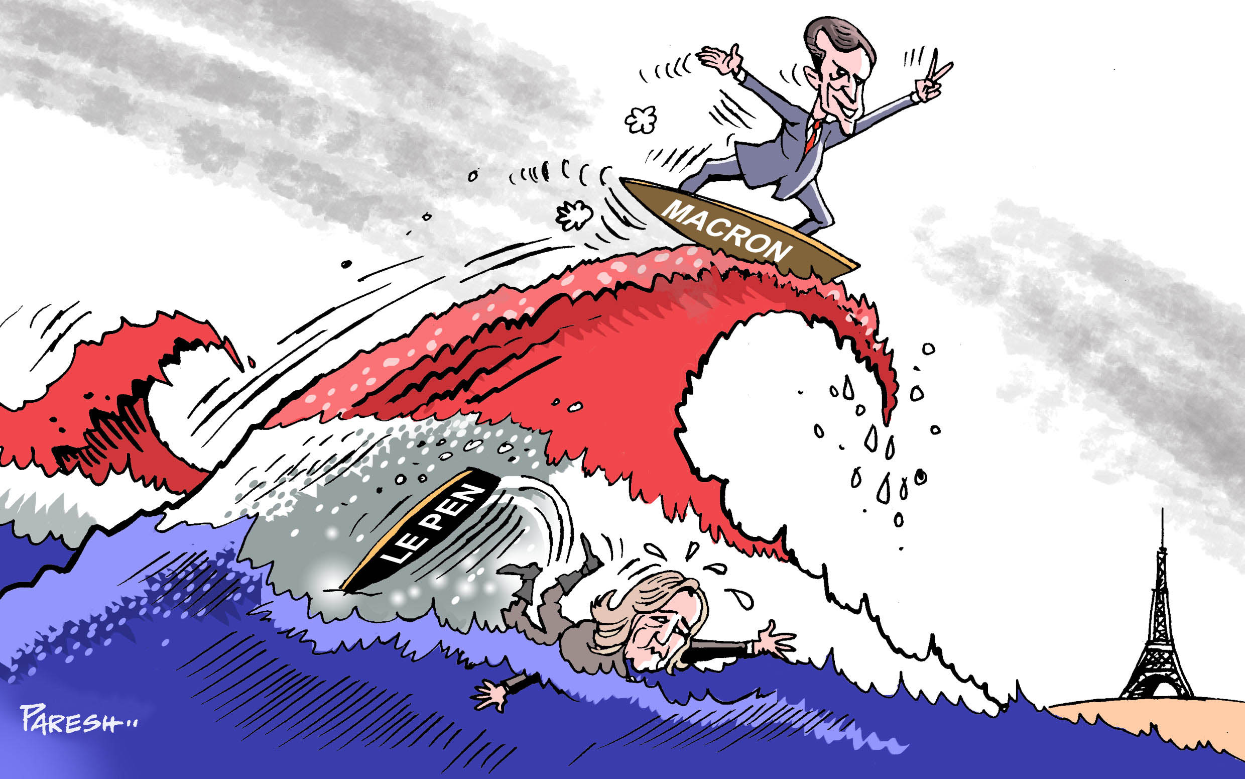 macron wins in france