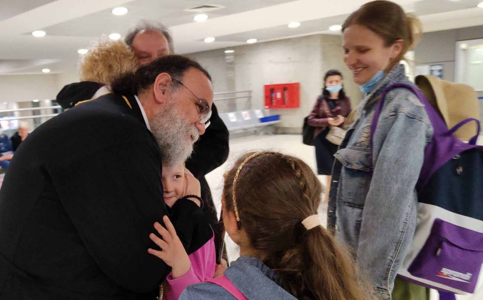 image Bishop offers Ukrainian children break from homeland trauma