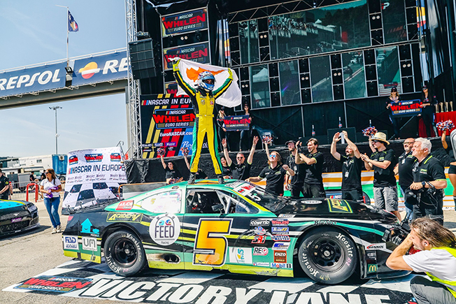 image Tziortzis’ Nascar joy short-lived after Cypriot hit by penalty