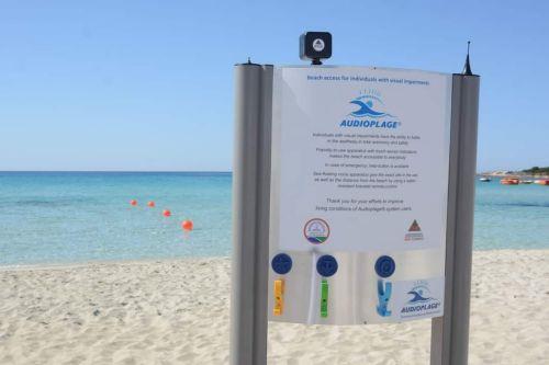 image Ayia Napa installs audio guidance system for people with visual impairments