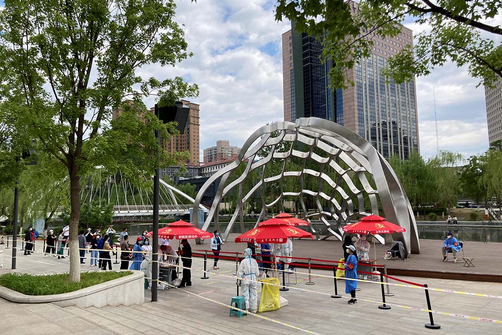 image As Beijing tightens COVID curbs, hard-hit Shanghai sees signs of life