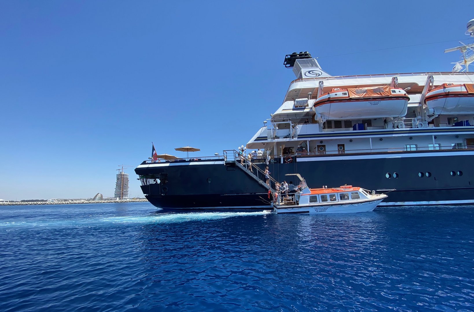 image First cruise ship welcomed to Ayia Napa marina (video)