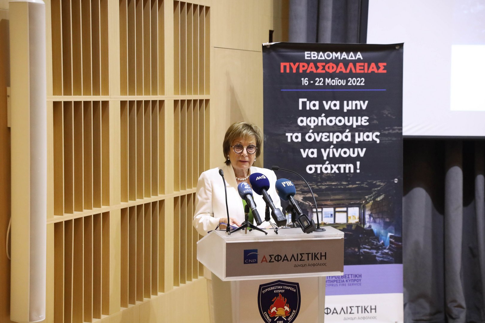 image Minister outlines island’s ability to cope as fire safety week kicks off