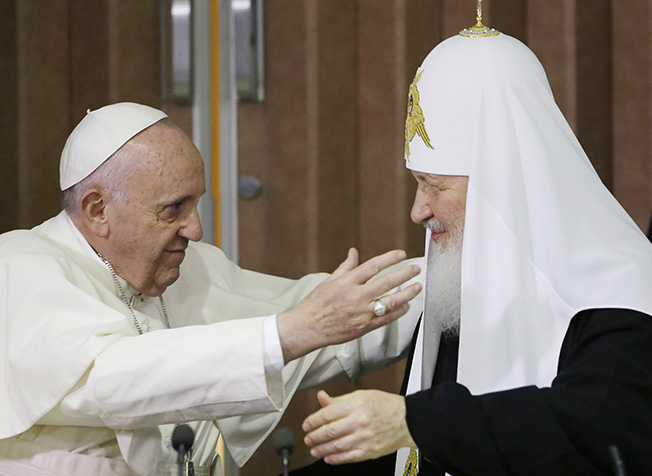 image Russian Orthodox Church scolds Pope after &#8216;Putin&#8217;s altar boy&#8217; remark