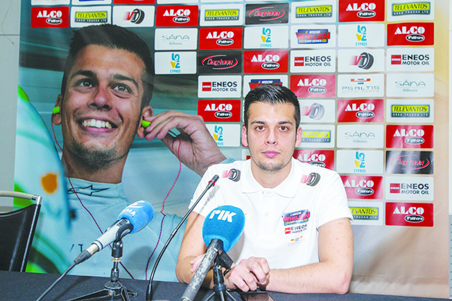 image Cyprus star Tziortzis ready to fight for EuroNascar tittle