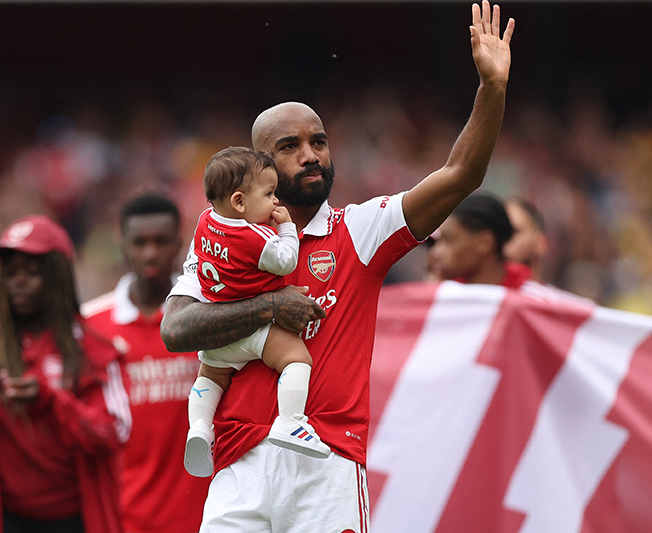 image Lyon re-sign striker Lacazette from Arsenal
