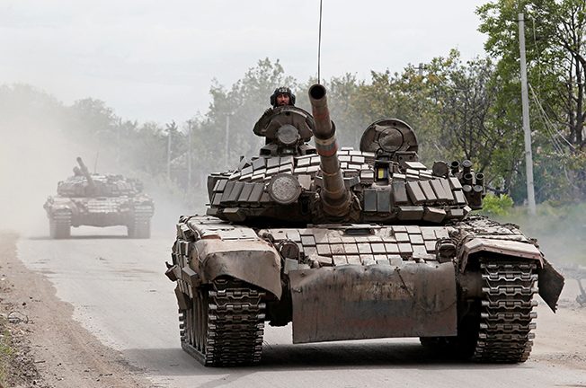 image Ukraine says Russia eyes a &#8216;vast area from Warsaw to Sofia&#8217;