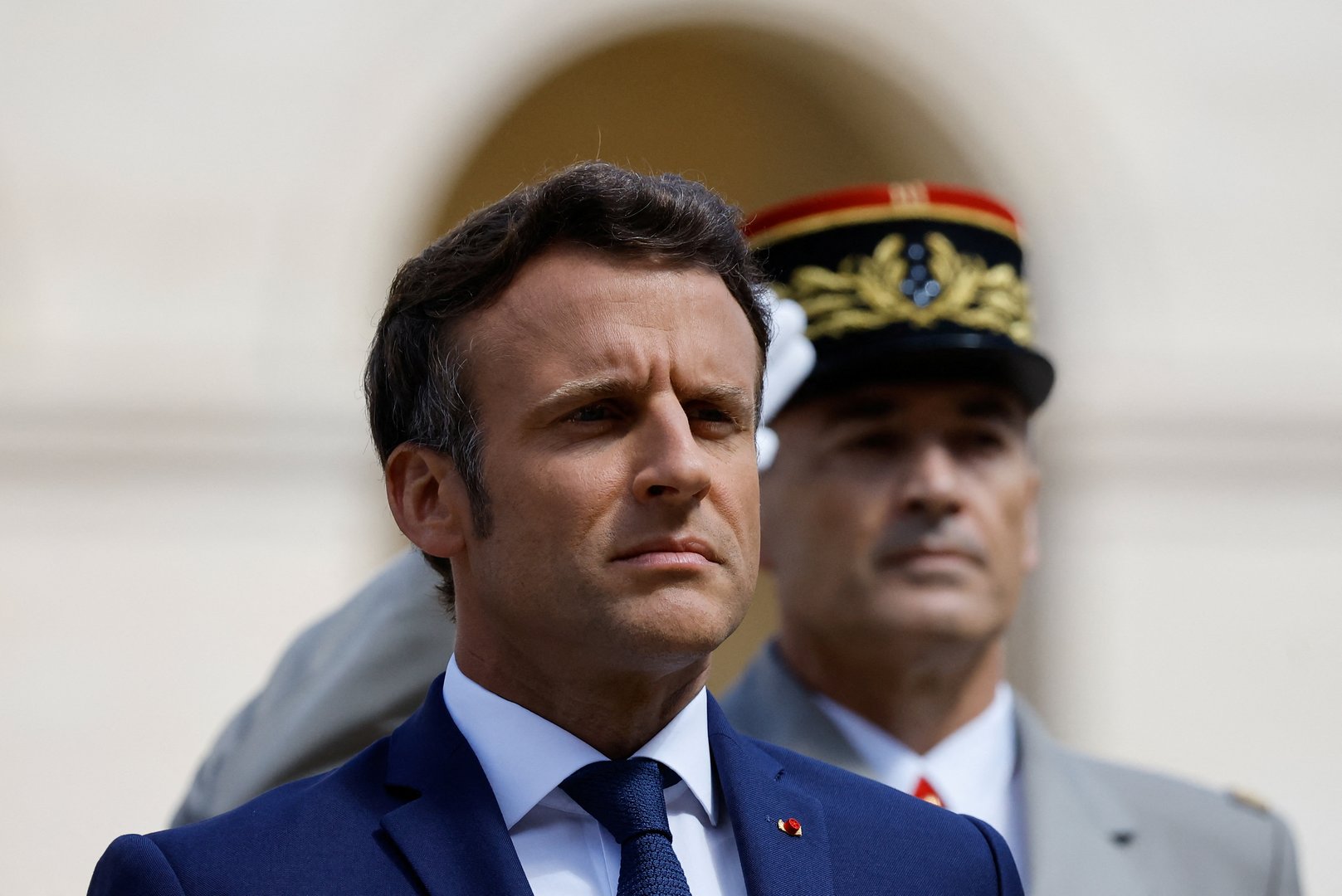 image Macron urges new Israel PM to make historical peace with Palestinians