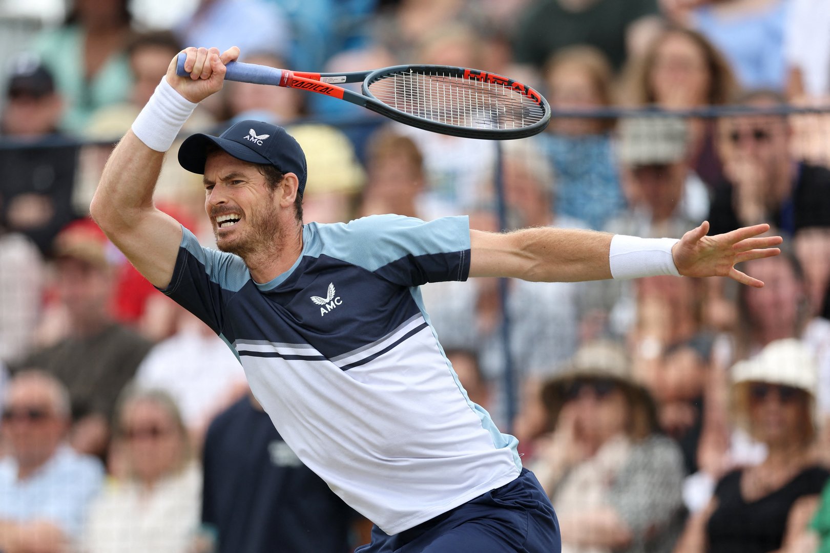 image Murray produces grass masterclass to beat Tsitsipas in Stuttgart