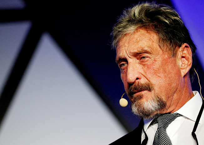 image McAfee’s corpse still in Spanish morgue a year after his death